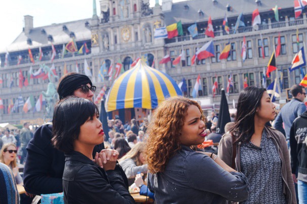 colourful and exotic, Antwerp Swan Market