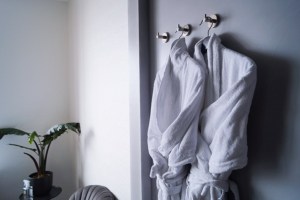 bathrobes, just the two of us, the Pier Suites, Scheveningen