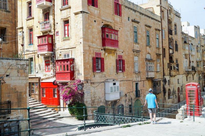 Bridge Bar Valletta balconies