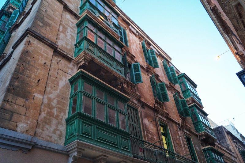 Valletta Malta balconies