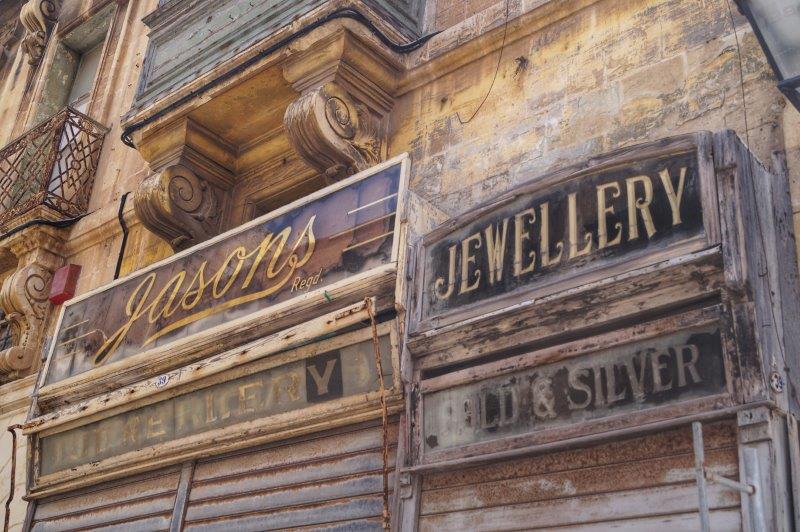 Valletta shop signs