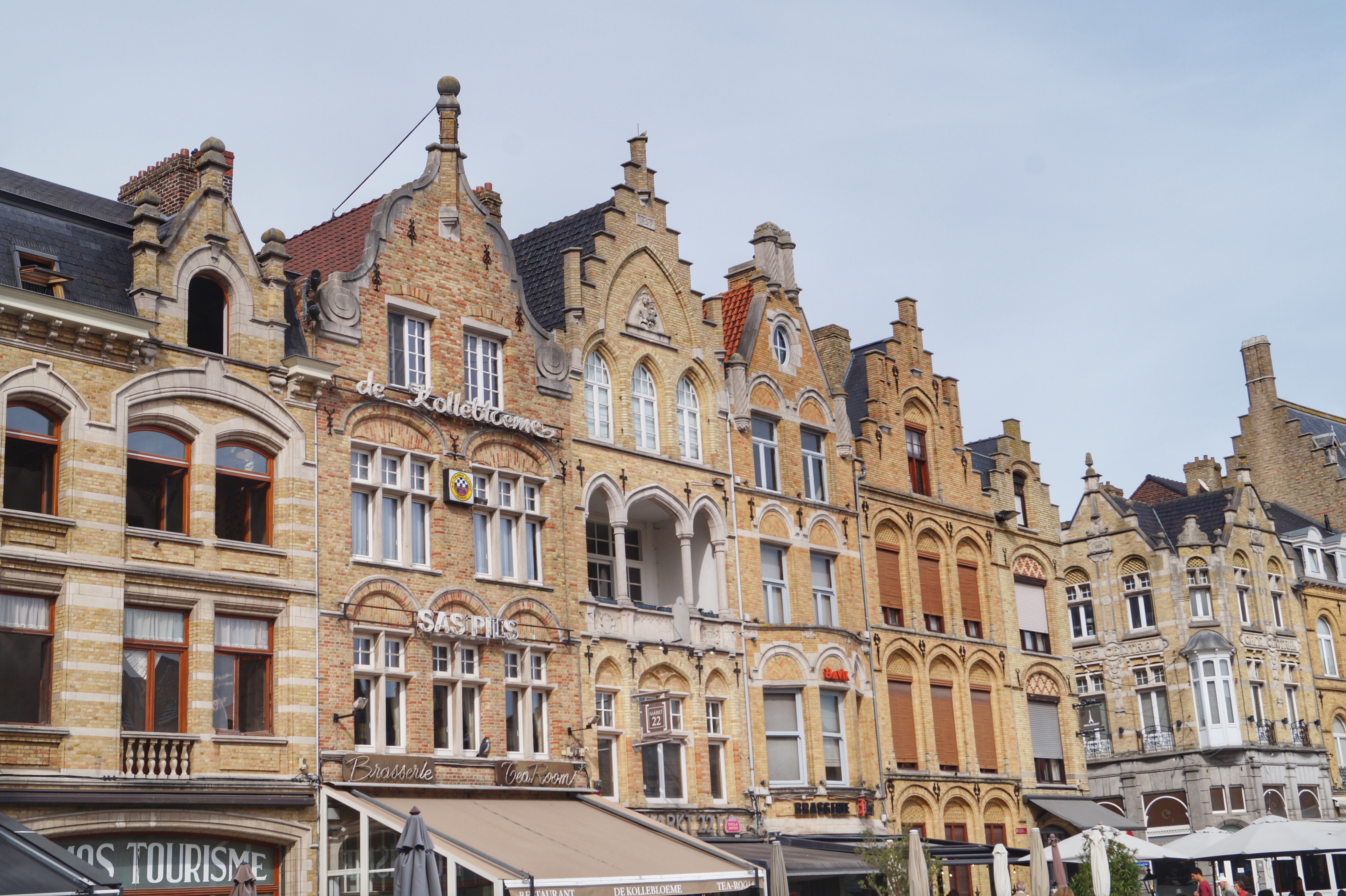 Ypres market square Flanders